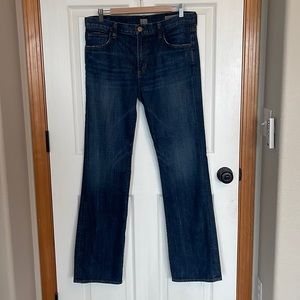 Citizens of Humanity. Jagger Mens Dark Wash Jeans. Size 34.